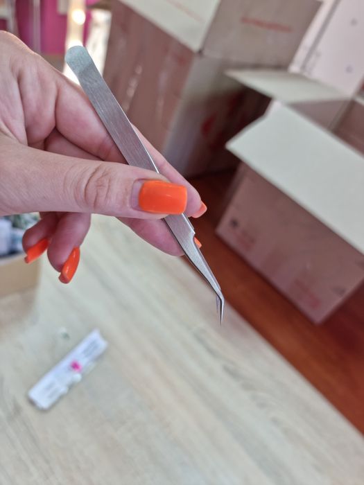 Пінцети для нарощування вій. Розпродаж залишків.