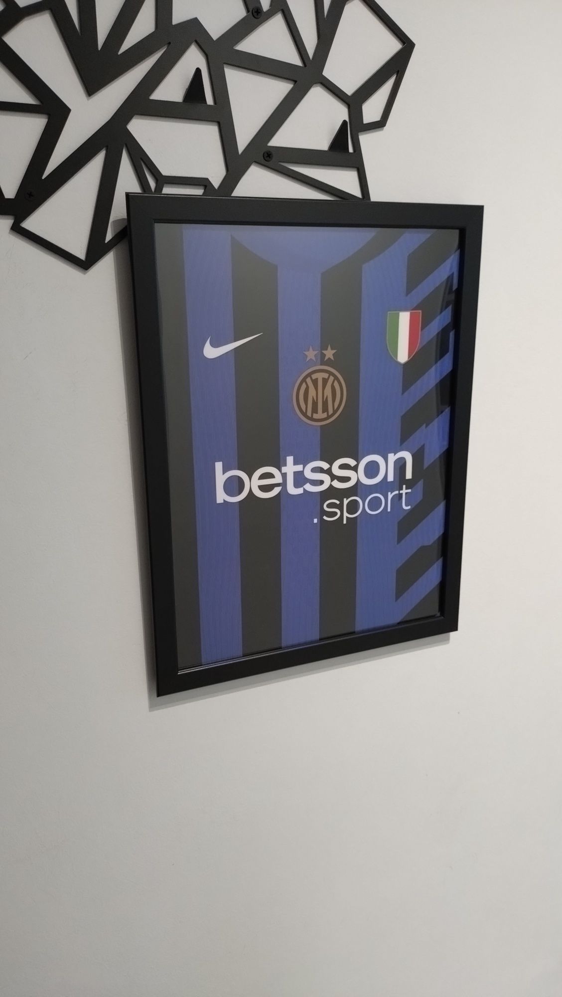 Plakat Inter Mediolan koszulka piłkarska 30x40 wysoka rozdzielczość