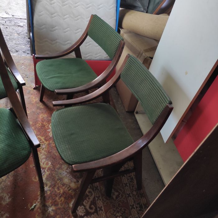 Krzesła PRL skoczek.