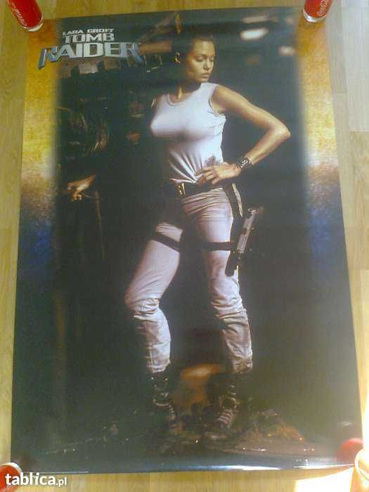 Plakat Tomb Raider z Angeliną Jolie UNIKAT