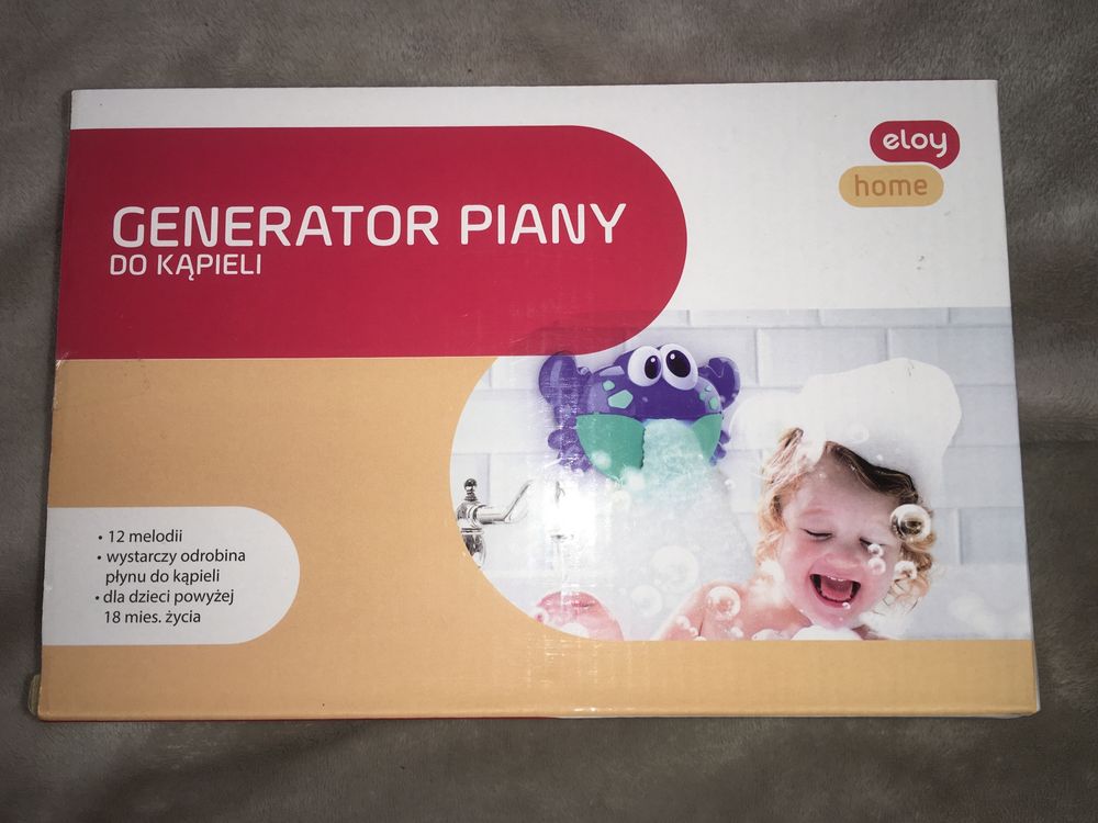 NOWY generator piany do kąpieli Krab Eloy