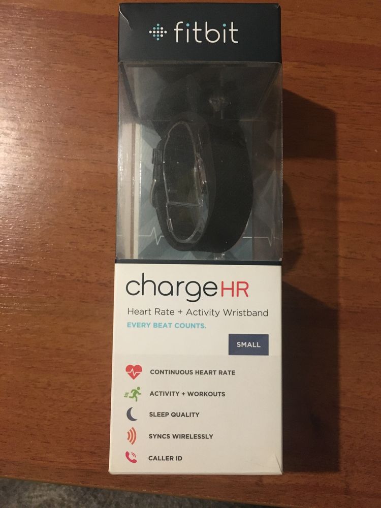 Fitbit Charge HR фітнес браслет чорний