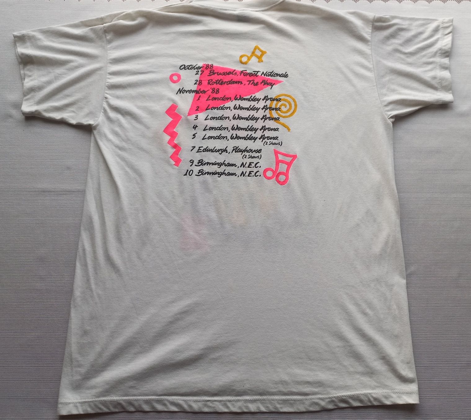 Винтаж туровый Мерч футболка George Benson size 2XL(XL) 1988г