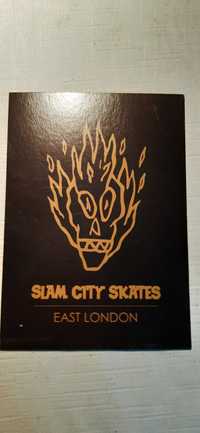 stara ulotka skaterska skate london, slam city skates