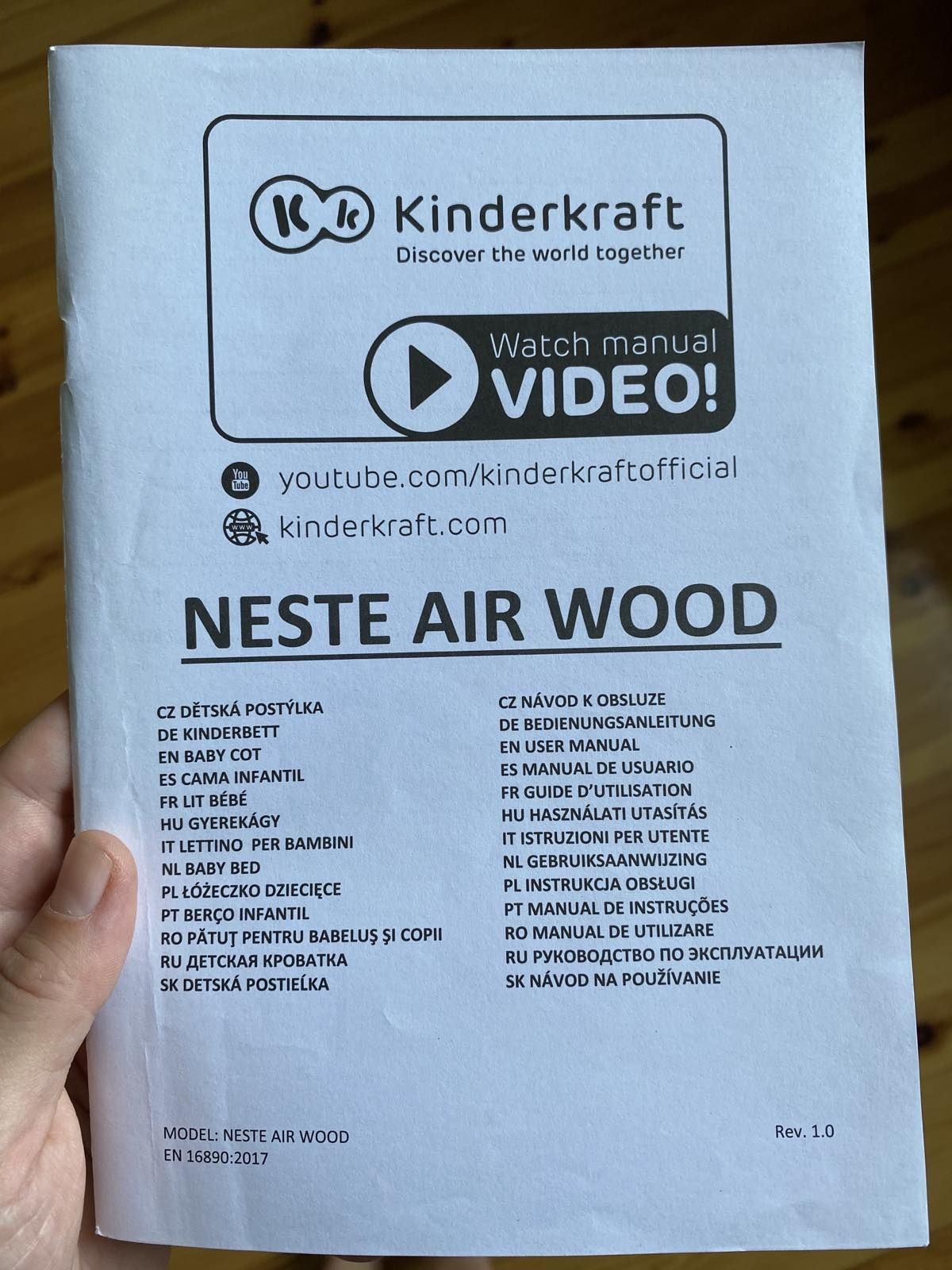 Łóżeczko dostawne Kinderkraft Neste Air