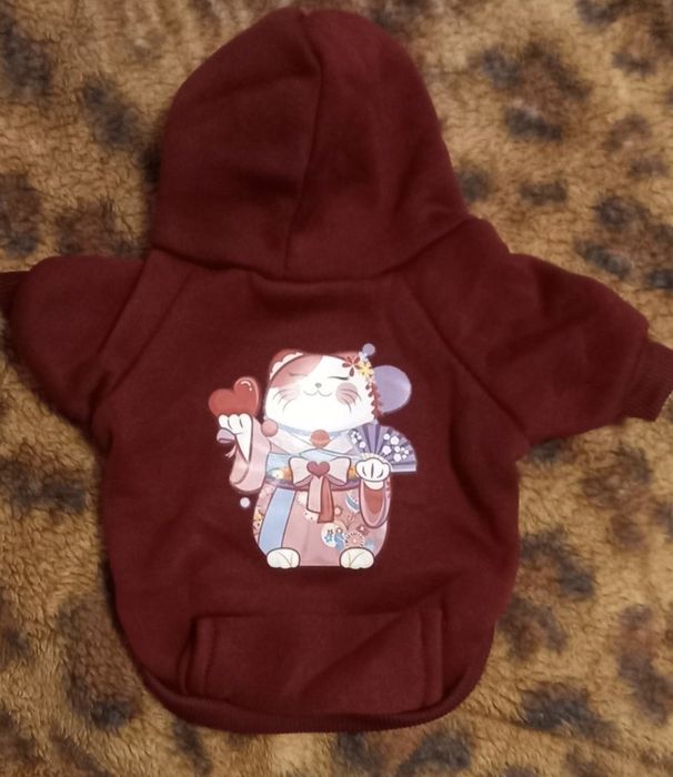 Толстовка,бобка для собак, животных