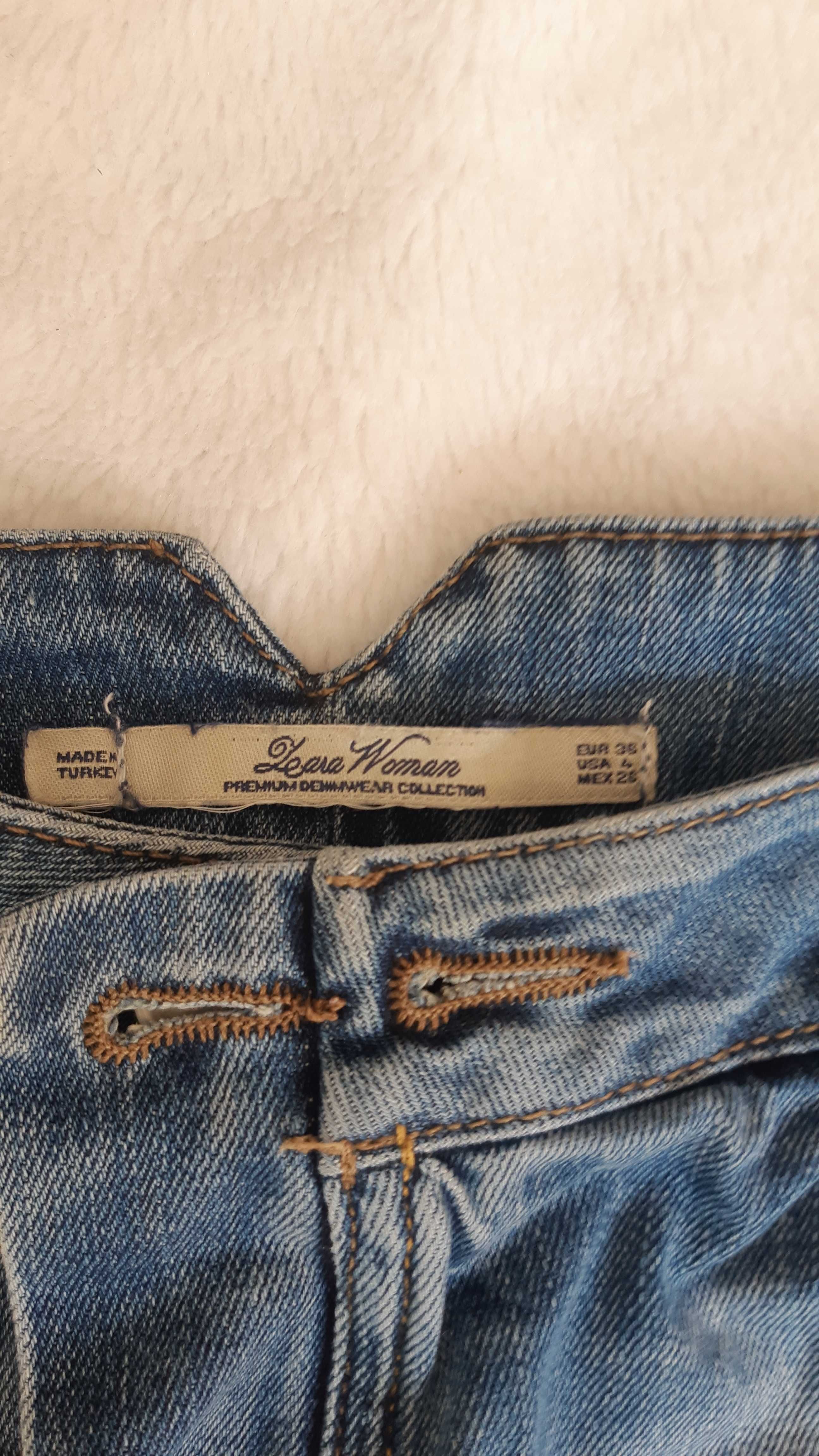 Spodniczka jeans rozm firmy zara