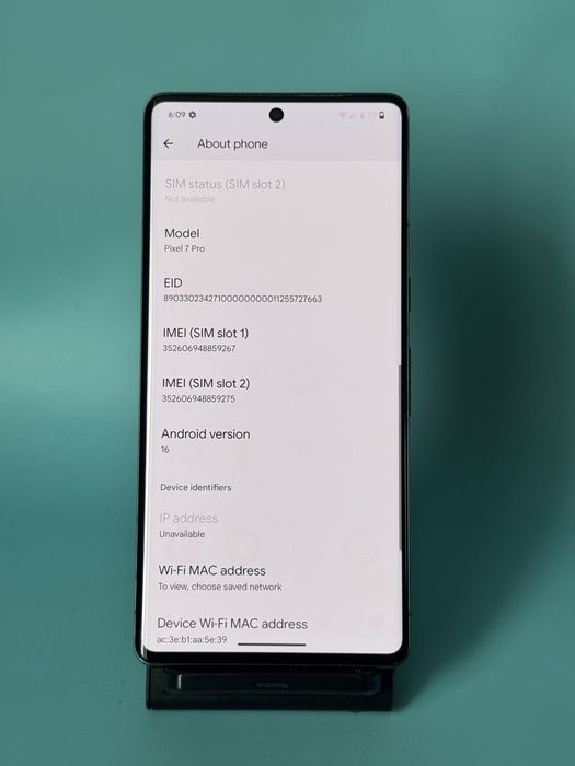 Google Pixel 7 Pro 12/128GB (483)