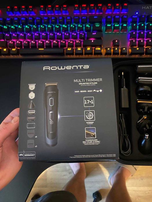 тример для бороди універсальний (17 в 1) Rowenta Selectium TN9464E0