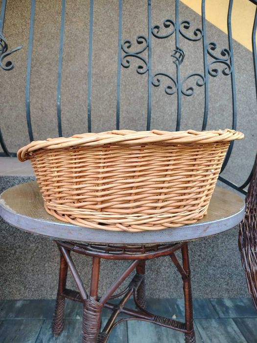 Legowisko dla psa wiklinowe szare + gratis