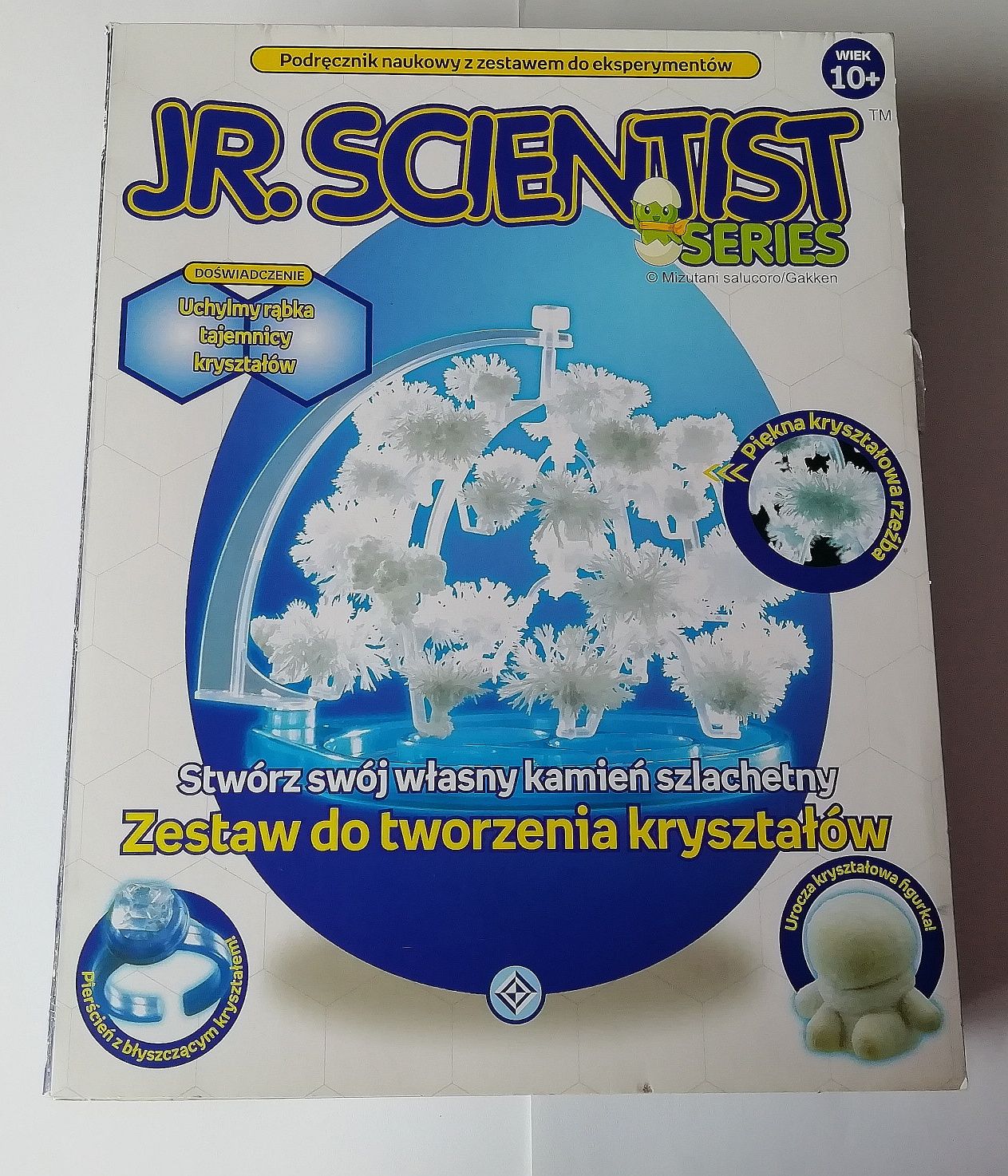 Zestaw do eksperymentów - tworzenia kryształów, Jr.Scientist, komplet