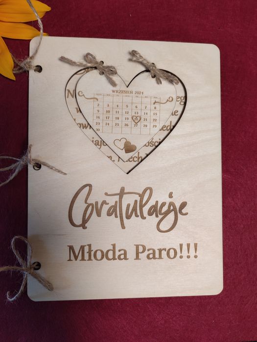 Pamiątka ślubu personalizowana