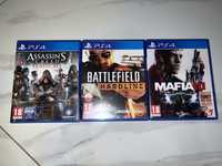 Gry na PS4 (Assasin’s Creed Syndicate, Battlefield Hardline, Mafia 3)