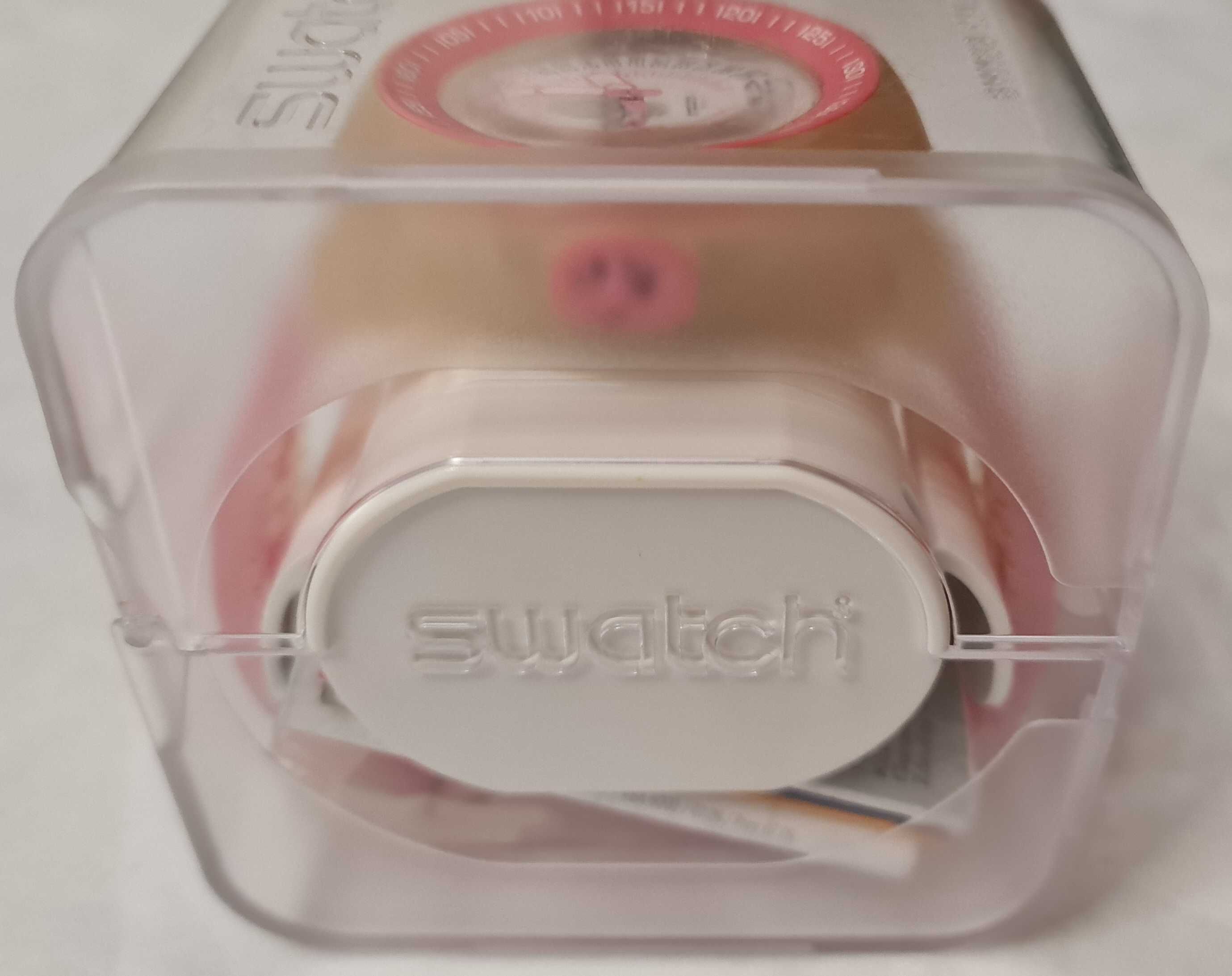 Relógio Swatch Scuba 200 retro em rosa