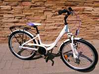 Unibike 24" Princessa Alu 3 biegi na wiek 7-10 lat.  Idealny stan.