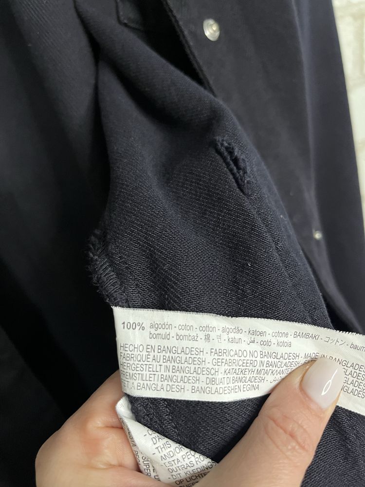 Сорочка Zara S джинсова рубашка куртка