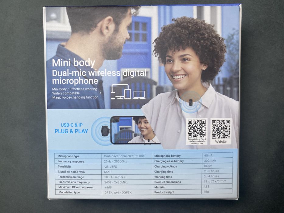 Беспроводной петличный микрофон Hoco L19 Graceful