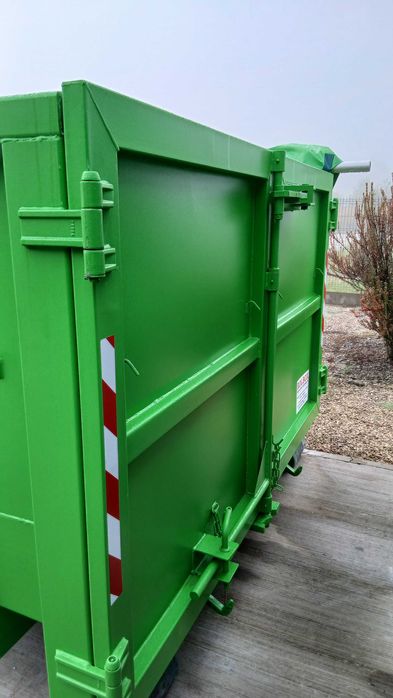 Kontener hakowy KP21m3,bl.5/3,wzmocniony z plandeką zwijaną,Rolbox
