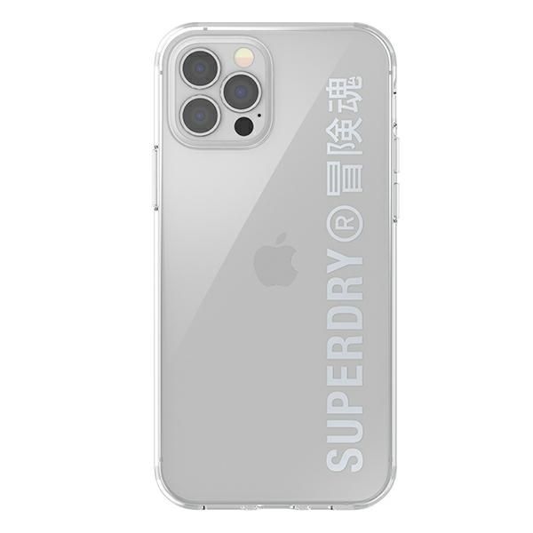 Etui Superdry Snap Iphone 12/12 Pro Clear Cas E Srebrny/Silver 42591