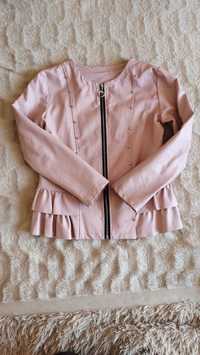 Курточка з еко-шкіри для дівчинки