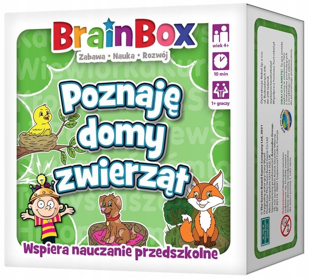 Brainbox - Poznaję Domy Zwierząt Rebel, Rebel