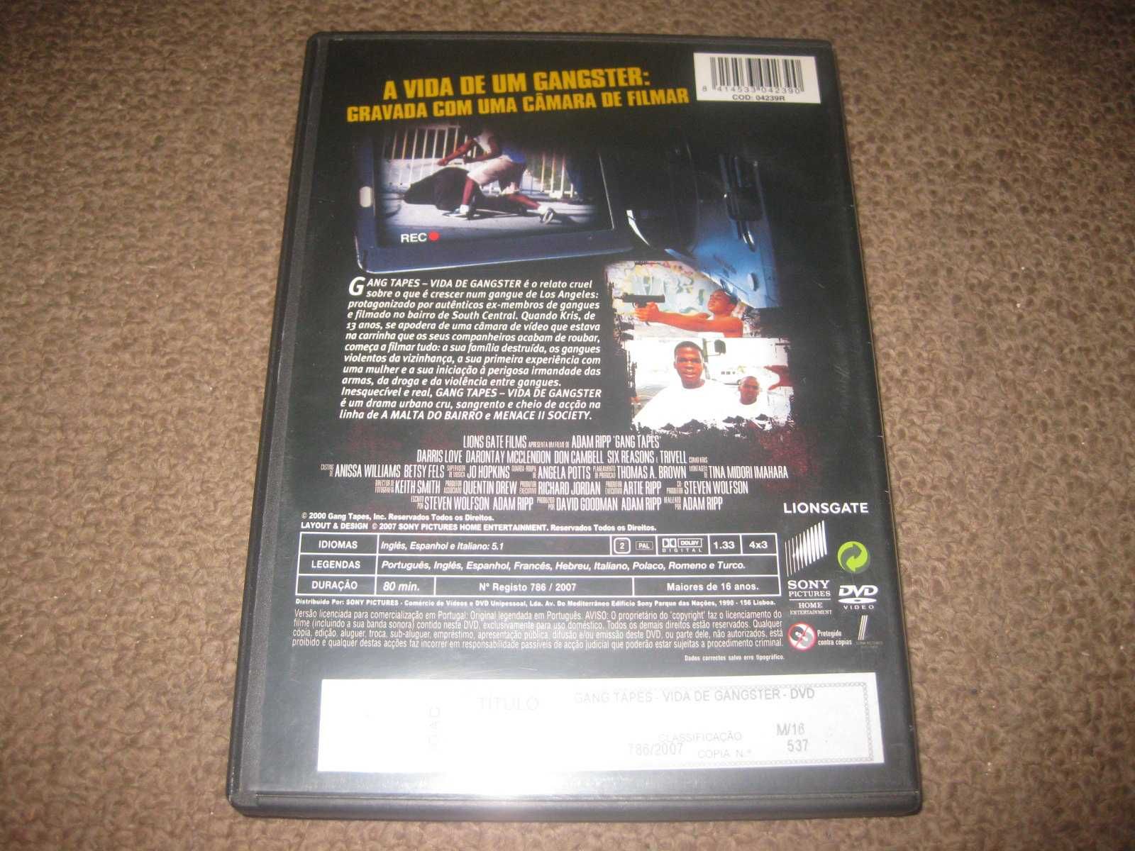 DVD "Gang Tapes- Vida de Gangster" de Adam Ripp