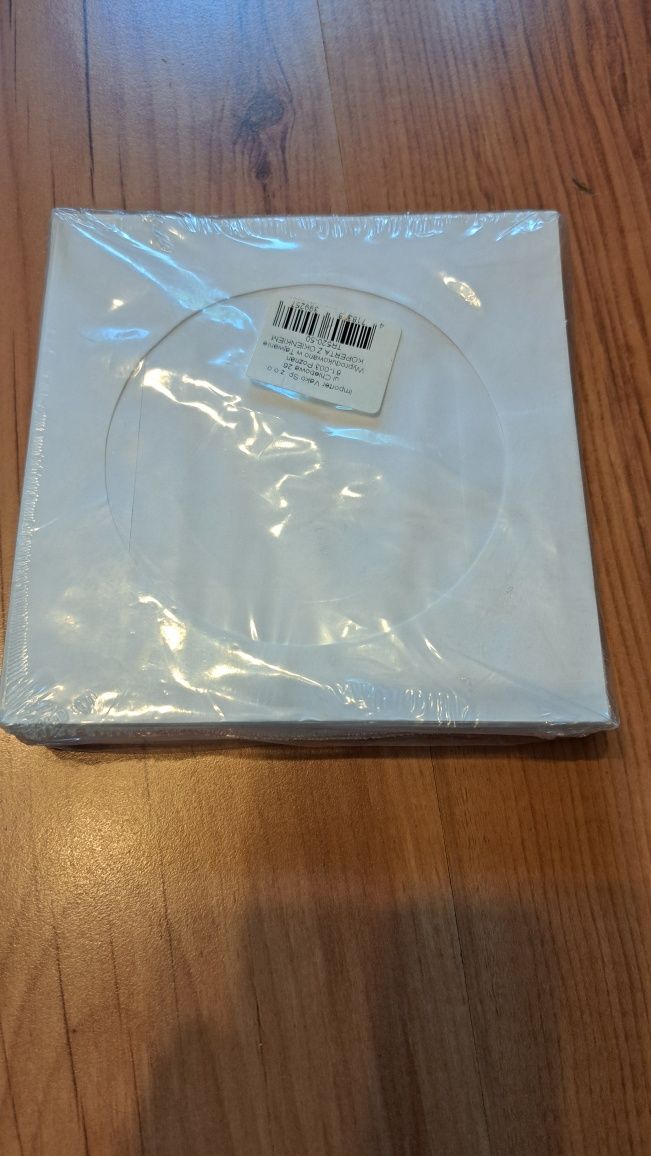 Koperty na płyty CD DVD okienkiem 50szt