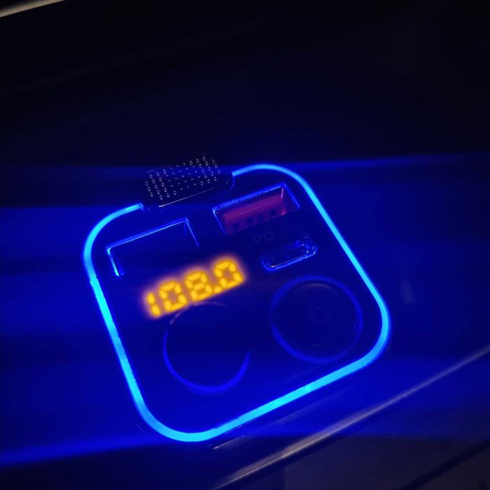 Carregador de isqueiro com Bluetooth para automóveis