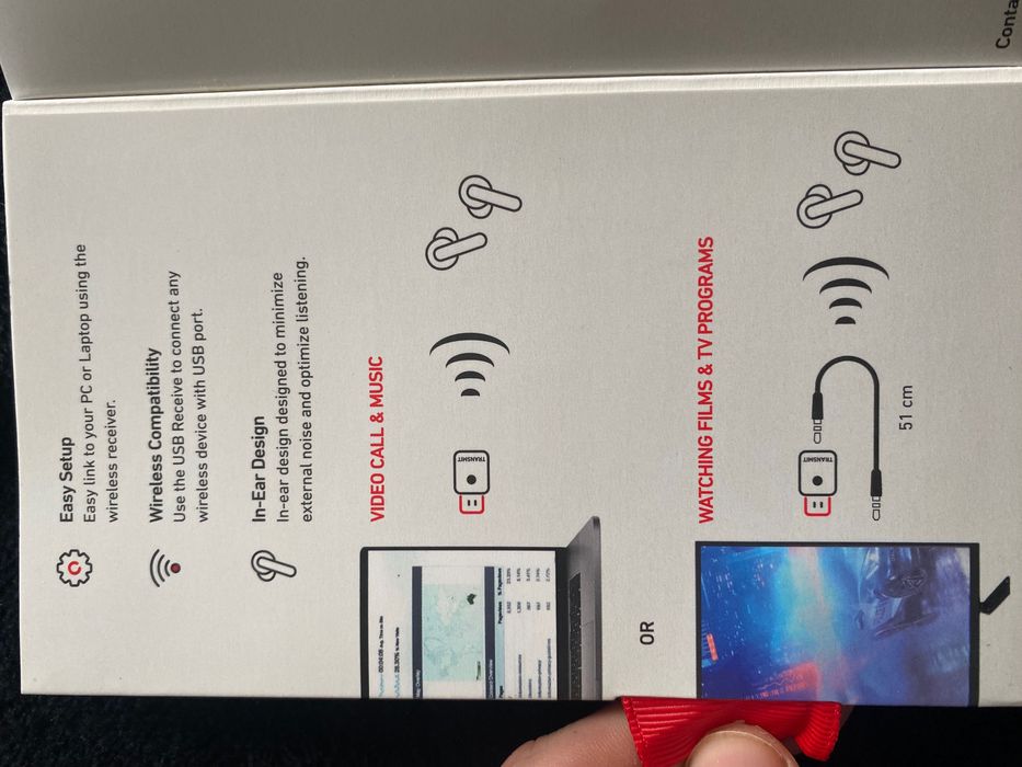 Słuchawki bezprzewodowe Belkin SoundForm Rhythm Czarne NOWE