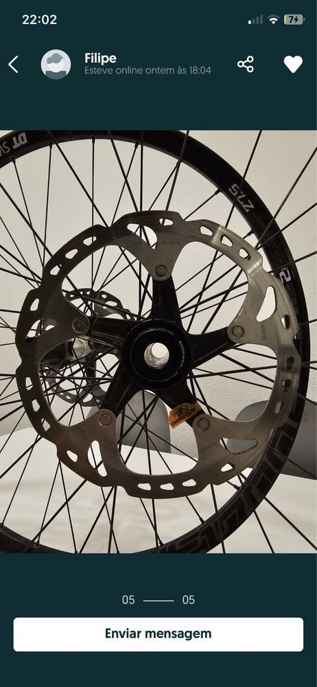 Roda dt swiss E1700 ( enduro)