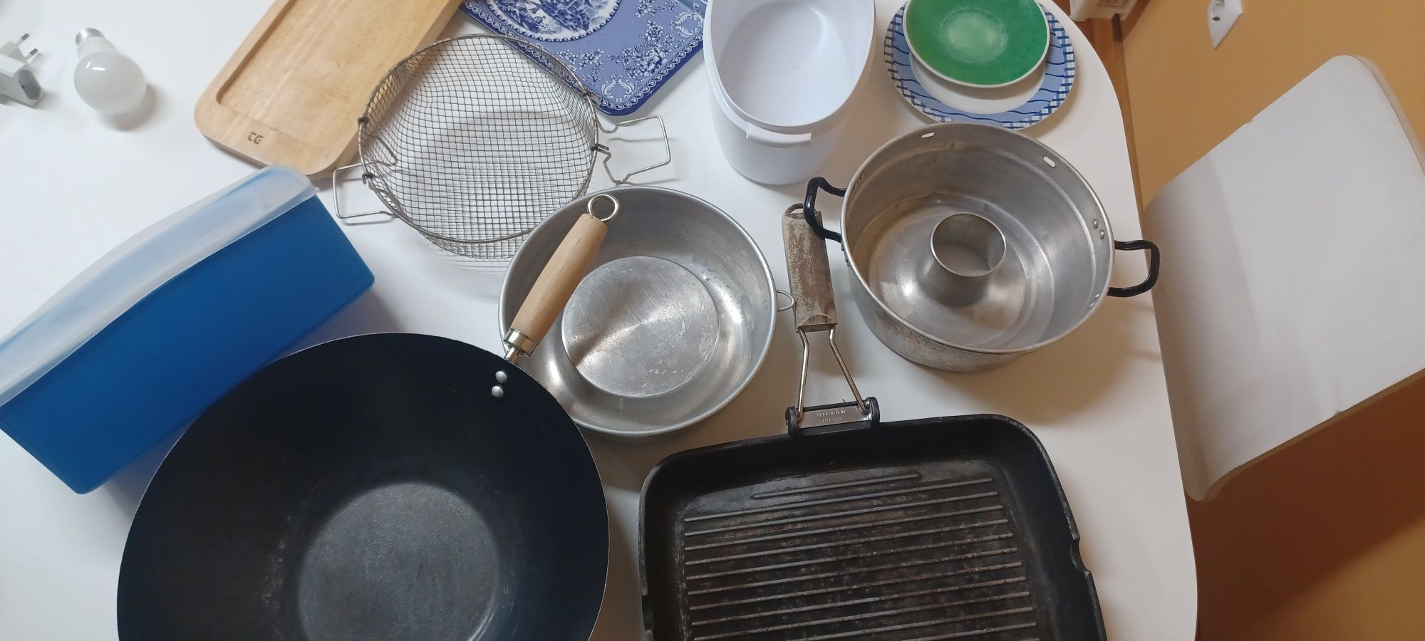 Vários utensílios de cozinha