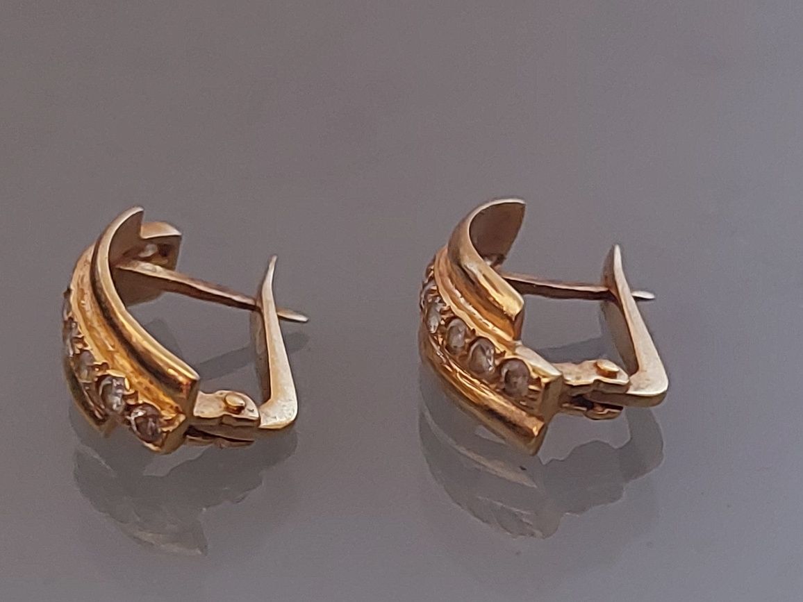 Brincos de ouro portugues 19,2ct