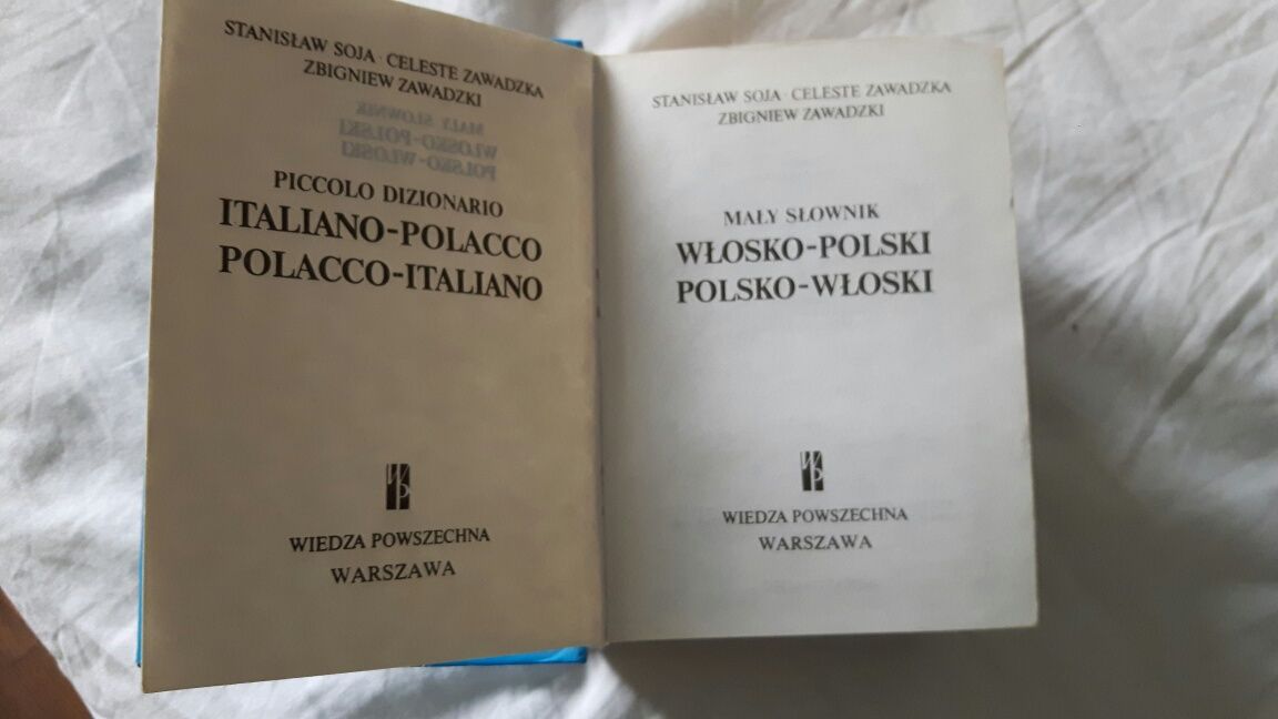 Mały słownik włosko- polski Polsko- włoski
