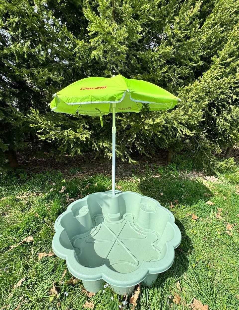 Детская песочница бассейн с зонтиком