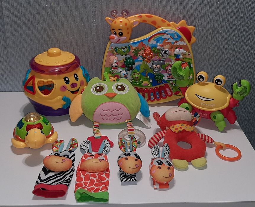 ТЕРМІНОВО.‼️Іграшки на вік 0-2 роки.Ціна за всі іграшки разом.