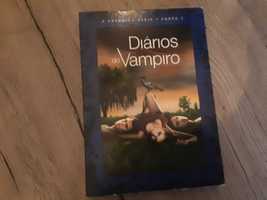 Diário dos vampiros Parte 1 e 2. DvD com capa extra