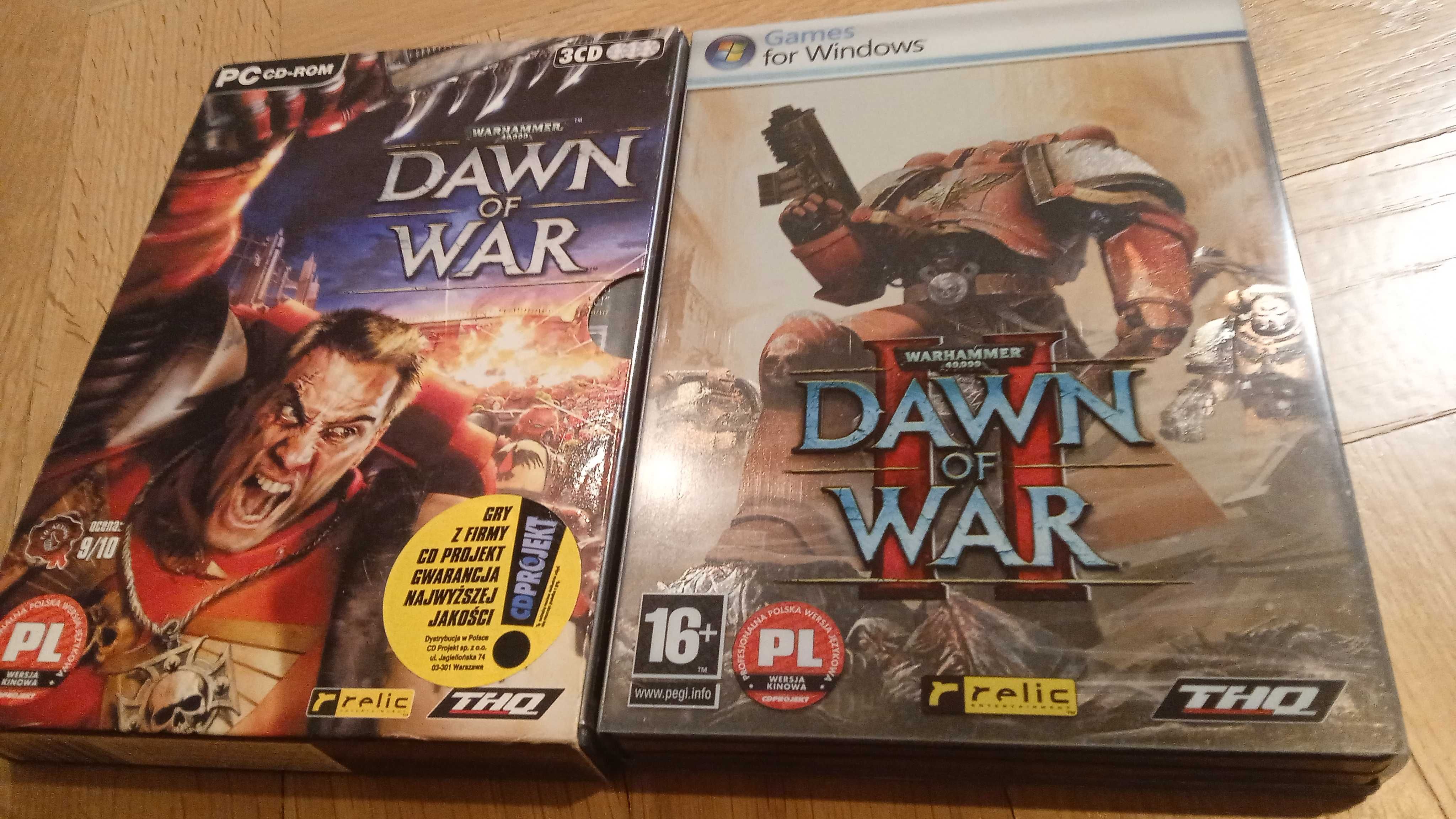 2 gry na PC DAWN OF WAR I DAWN OF WAR II (wyd. 2004 i 2009 r.)