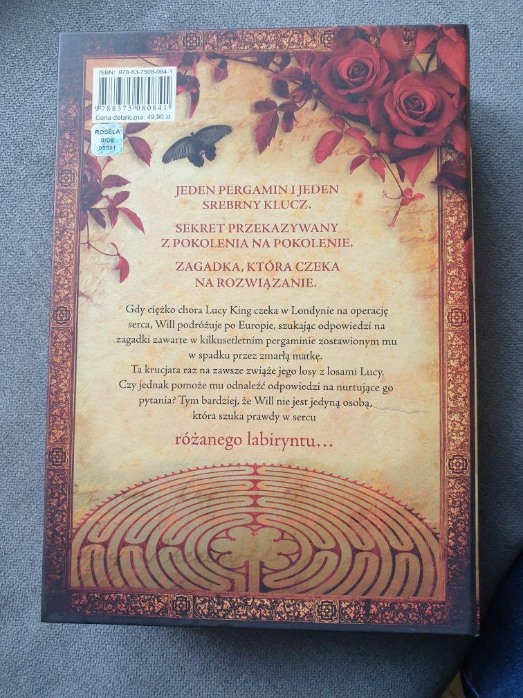 Książka pt Różany labirynt