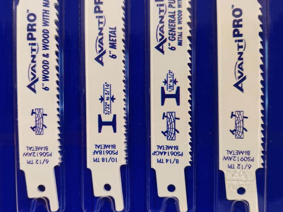 AvantiPro набір шабельних пил 6 шт Дерево Метал 15 23 см Оригінал США