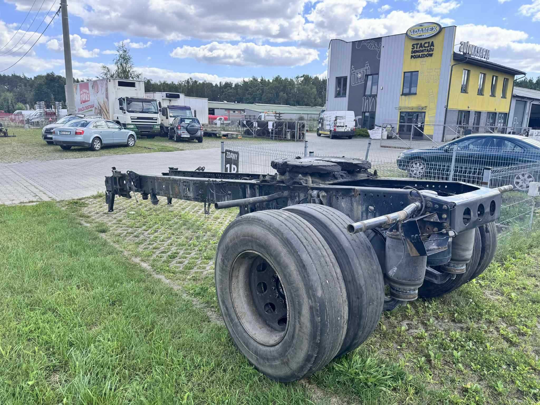 Wózek rama DOLLY pod przyczepę rolniczą Siodło bliźniak poduszk 1600kg