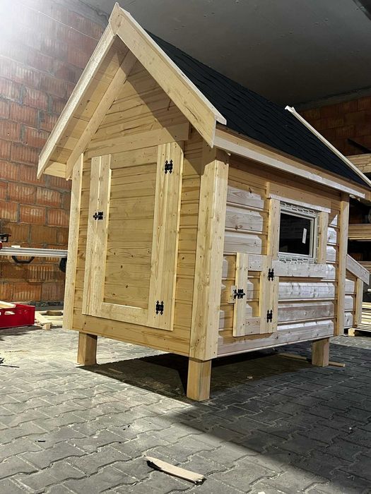 Solidny kurnik dla KUR 127x202x220h Producent WoodStuff gotowy od ręki