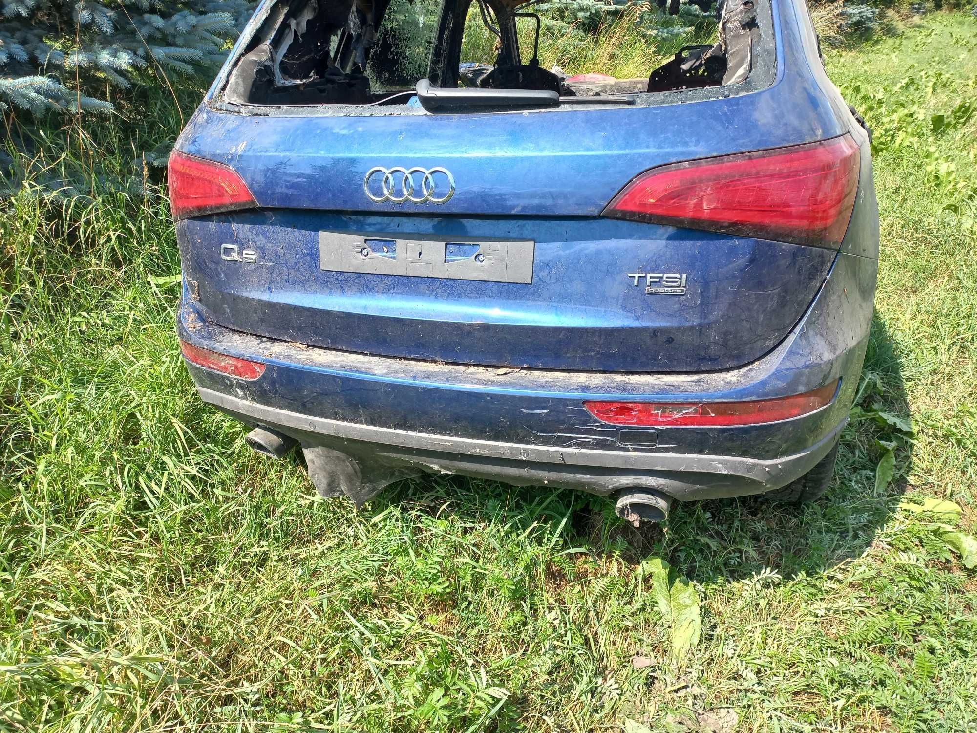 Audi Q5 zderzak tył klapa tylna zawieszenie dyfer