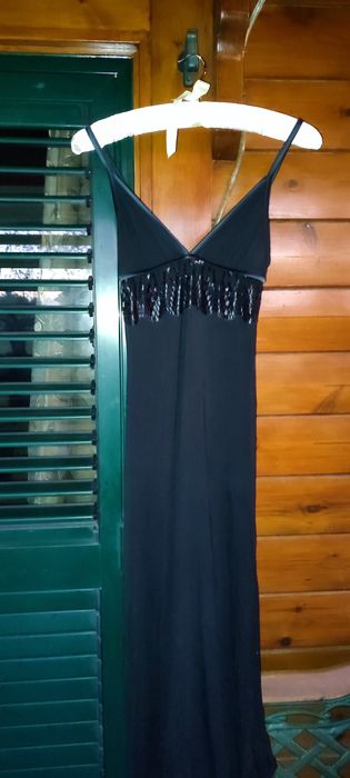 Vestido preto comprido Byblos