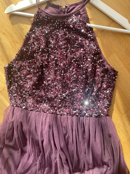 Sukienka Maya Deluxe rozmiar 38 koktajlowa wieczorowa wesele cekiny