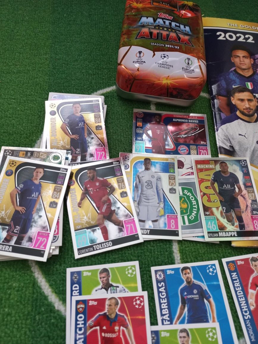 Karty match attax  tropps champions league album fifa naklejki