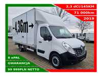 Renault Master Kontener 8 ePAL *99999zł NETTO*  2,3 dCI/145KM  Duża Nawigacja, Klimatyzacja, Airbag, Drzwi Boczne, Hak 2000kg