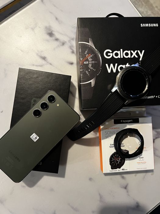 samsung galaxy s23 256gb , etui , zegarek watch 46lte