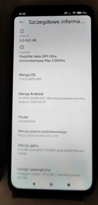 Redmi 13 RAM 256 GB ROM 8 GB