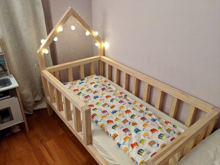 łóżko domek/drewniane łóżko dla dziecka / łóżeczko domek/producent
