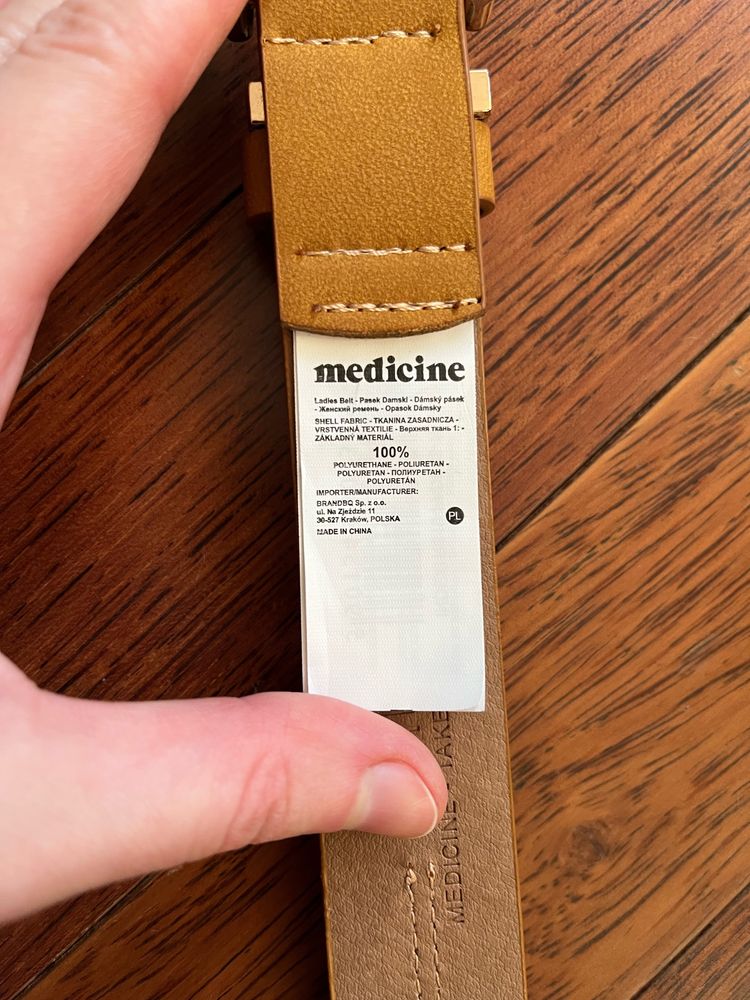 musztardowy pasek Medicine